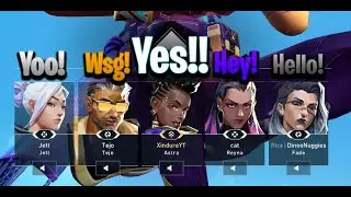 When all your teamates actually have mics...