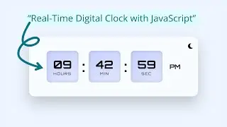 ⏰ How to Build a Dynamic Digital Clock Using HTML, CSS & JavaScript | Beginner Web Dev Project