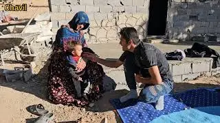 Empathy of nomads: purchase of building materials and food by Chavil to help Dawood