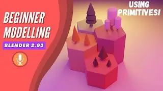 Blender for Beginners | Create This Scene Using Primitives | World Astrix
