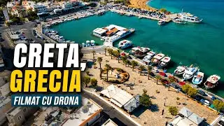 Beauty of Crete - Aerial Journey in Elounda ,Cinematic Drone Footage ,Grece 4k, Crete 4k