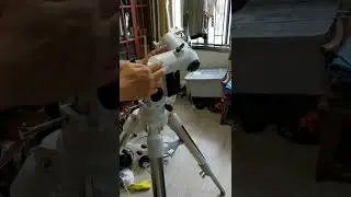 Exos2 equatorial mount led illuminated polar scope