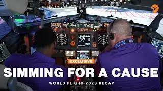 Simming for a Cause: Around the World in a Homemade 737 Simulator