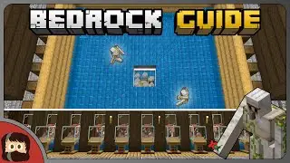 How To Make An Iron Farm | Bedrock Guide S1 EP24 | Tutorial Survival Lets Play | Minecraft