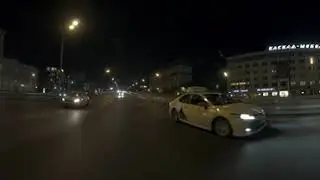 360. 8K. 10bit. Titan. Москва. Весна. Ночь. VID 20220521 015012 третье кольцо ленингадка рижская зад