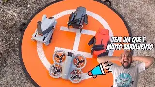 QUAL O DRONE MAIS BARULHENTO? L200 - DJI MINI 3 - FIMI MINI 3 - DJI NEO
