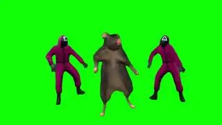 Mingle Rat Dancing Phonk Version Meme | Green Screen