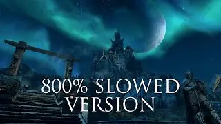 TES V: Skyrim OST - Dragonsreach | 800% Slowed version