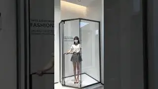 Loft-style shower stall 