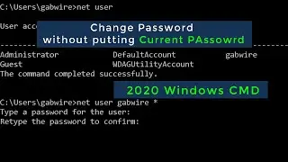 Change your Windows Password without Password
