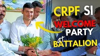 Crpf SI welcome party in subordinate officer mess | SSC CPO | #cpo  #ssc  #crpf