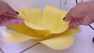 Flor gigante de papel- tamanho P🌸