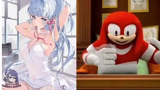 Knuckles Aprobando las Waifus de: Inazuma