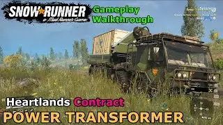 SnowRunner - Power Transformer | Heartlands Contract - Belozerks Glades, Central Asia | Phase 8