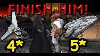 SWGOH Emperor's Shuttle vs Han's Falcon ON AUTO