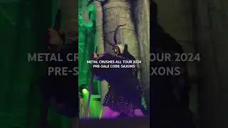 “Metal Crushes All” Tour 2024 Pre-Sale Code: SAXONS 