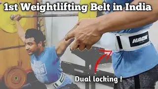 First Weightlifting Belt of India | Dual Locking | Hack Athletics