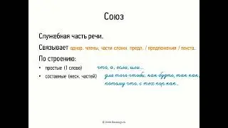 Союз (7 класс, видеоурок-презентация)