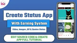 Status App With Reword Point Edit Source Code & Create App Tutorial | Android Studio | Full Tutorial