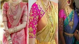South indian bridal saree look/ bridal look/ traditional look/ bridal look in saree 2020