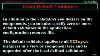 Configuring JavaServer Faces Applications