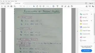 Fundamentals of Boolean Algebra