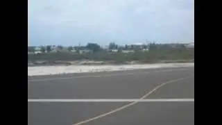 US1737 Takeoff from Providenciales Turks and Caicos to Charlotte A321