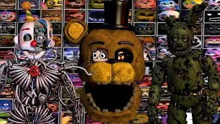 GOLDEN FREDDY FIRST APPEARANCE | Ultimate Custom Night part 2