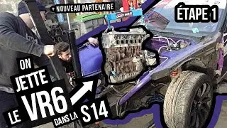 ON MET LE BLOC R32 EN PLACE ! S14 800cv ÉTAPE 1 avec @Crazy__Build