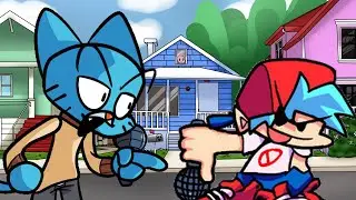 Friday Night Funkin' VS GUMBALL | The Funkin World of Gumball DEMO | FNF MOD - The Stranger