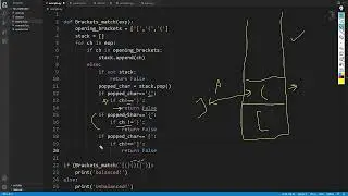 Coding Question in Python | Python Program for Parentheses Check | Python Interview Question