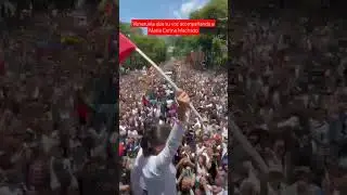 #Venezuela alza su voz acompañando a María Corina Machado