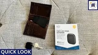 QUICK LOOK eufy Security SmartTrack Card and SmartTrack Link Works with Apple Find My app