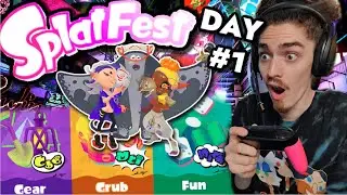 The 1st OFFICIAL Splatoon 3 SplatFest is here!!