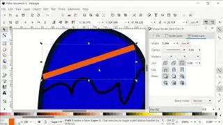 Inkscape 01 - Getting Setup with Inkscape (Set View--Default, Bezier Curve, Brush Button, Snap OFF)