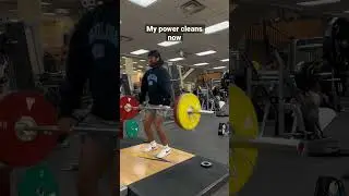 1 Year Power Clean Progression