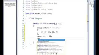 ASP.NET Tutorial  (array List)