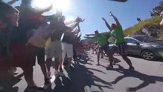 Compilation of  Road Cycling Racing w/ Crazy Spectators