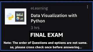 Final Exam||Data Visualization with Python 