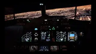 Aero Mexico Flight 221: B737 Night Departure out of Guadalajara - Night Arrival into Mexico City.