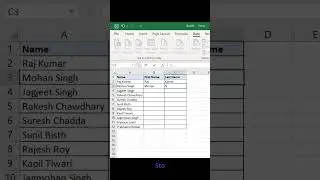 Flash Fill in Excel Shorts 