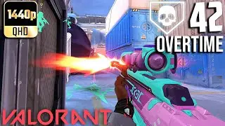 Valorant- 42 Kills As Phoenix Overtime Icebox Unrated Full Gameplay #37! (No Commentary)