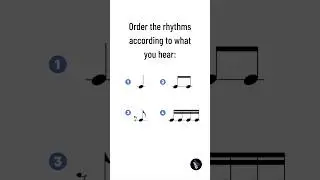 Rhythmic Ear Training 1 #drums #rhythm #music #rhythmtraining #rhythmexercises #musictheory