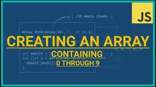 JavaScript Array with range of numbers