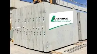 Lafarge Precast Edmonton Solid Concrete Wall Panel Production Sequence