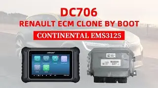 OBDSTAR DC706 Clone Renault Continental EMS3125 ECM by Boot Mode - Cardiagtool