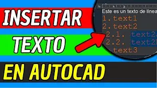 Como Insertar Texto En Autocad 2026 (Facil Y Rapido)