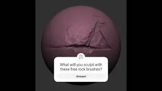 The full tutorial + link to the #zbrush brush pack: https://youtu.be/xAudJJP11qw?si=aG4j-vDWPZaLT5ko
