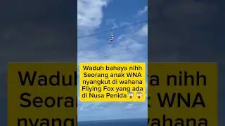 waduh😱 seorang anak nyangkut di fliying fox #trending #fyp #viral #shorts