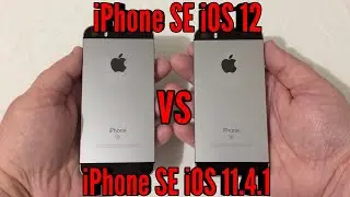 iPhone SE iOS 12 vs iOS 11.4.1- Is iOS 12 Really Any Faster???